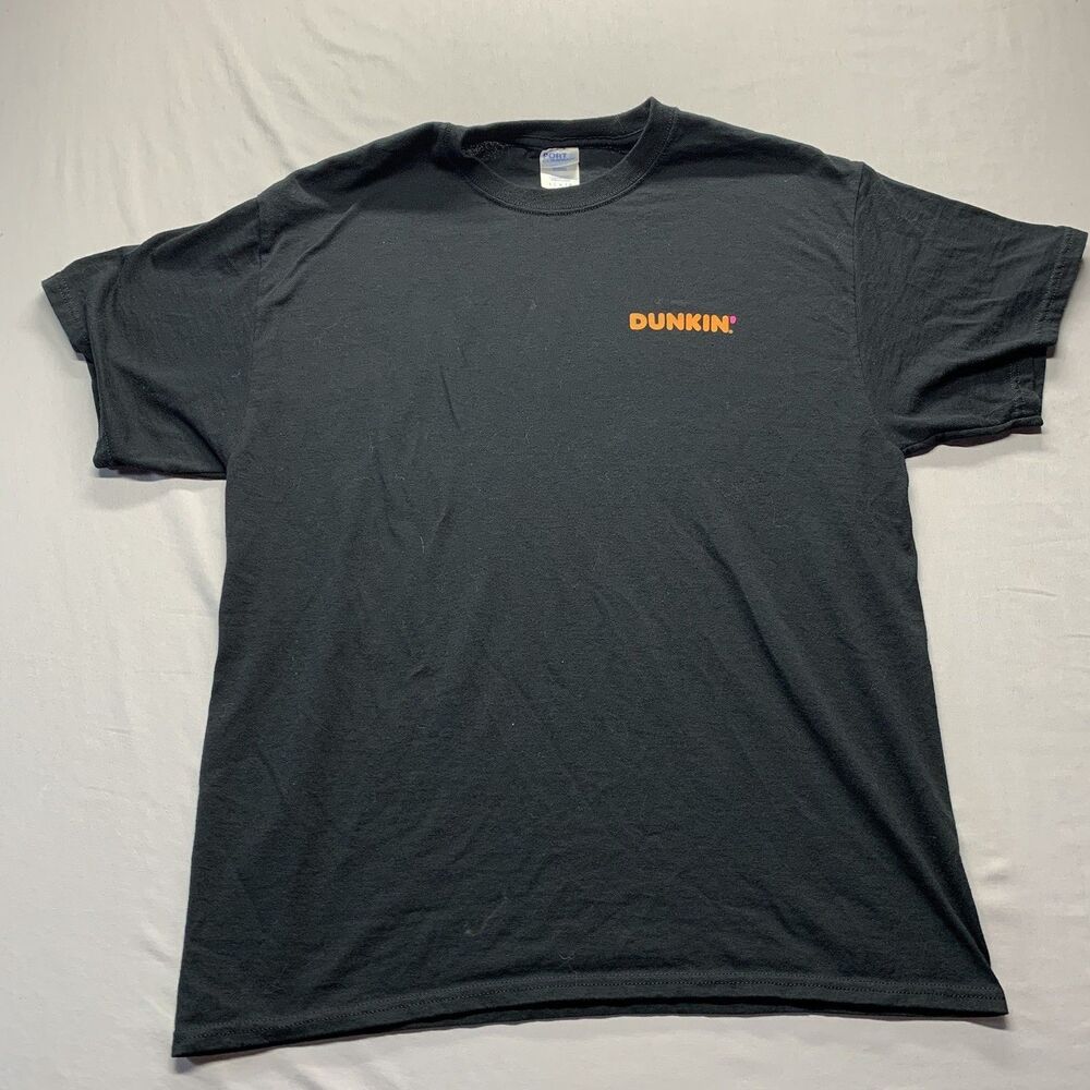 Dunkin Donuts T-Shirt Summerfest Men's Large Black